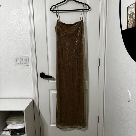 HOUSE OF CB Alondra Beaded Cocktail Dress M - Picture 2 of 7